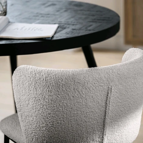 Стул Equilibrium Whirl Hesby Букле/Серый арт.HSBI_DC23106_grey