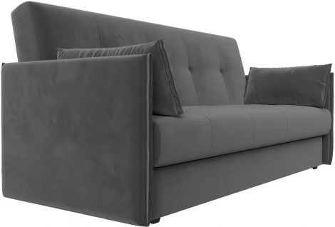 Диван-книжка Лига-018 (Серый/Велюр) Лига Диванов арт.117845