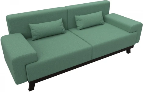 Диван кухонный прямой Мюнхен (Зеленый/Рогожка) Лига Диванов арт.123199