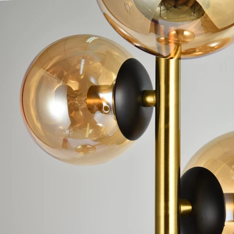 Торшер Arte Lamp Gemini A2243PN-6PB (220V, выключатель, шарики)