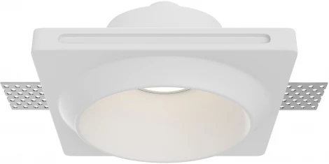 Встраиваемый светильник под гипсокартон Maytoni Gyps Modern DL124-GU10-01-TRS-W (220V, круглые)