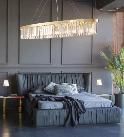 Подвесной светильник Lumien Hall Daneil LH0057/8PO-GD-CL