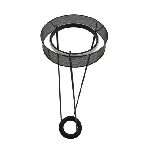 Торшер Lumion Alva 8370/30FL черный, металл/силикон LED 30W 3000/4000/6000K 220V