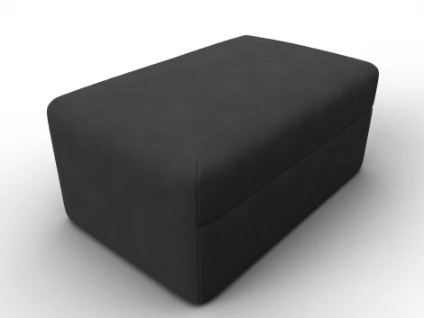 Модуль пуф Лига-060 НПБ (ЛДСП,Брус,Фанера,Замша/Коричневый) Лига Диванов 129580