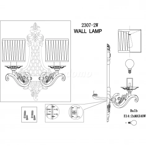 Бра Favourite Seraphima 2307-2W