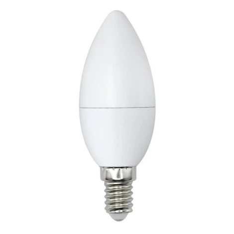Лампочка светодиодная свеча белая E14 9W 4000K Volpe LED-C37-9W/NW/E14/FR/NR