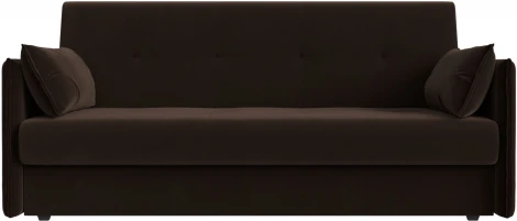 Диван-книжка Лига-018 (Коричневый/Микровельвет) Лига Диванов арт.117862