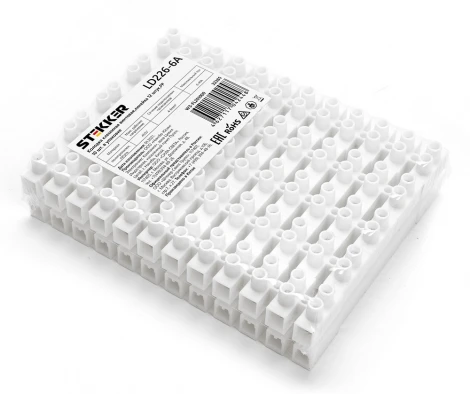 Клемма винтовая 12 пар Stekker 32385