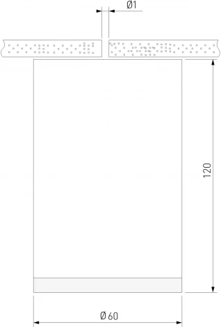 Накладной светильник 9W 4200K золото Elektrostandard Lead 25033/LED
