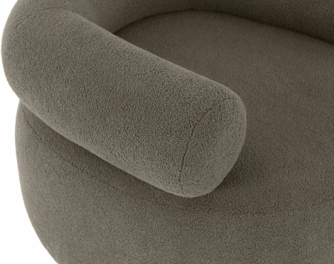 Кресло Tirella ОГОГО (арт.832793), (Искусственный мех/Коричневый)