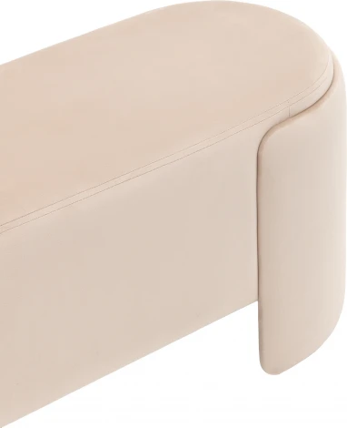 Банкетка Taks велюр молочный Stool Group (арт.УТ000039118)