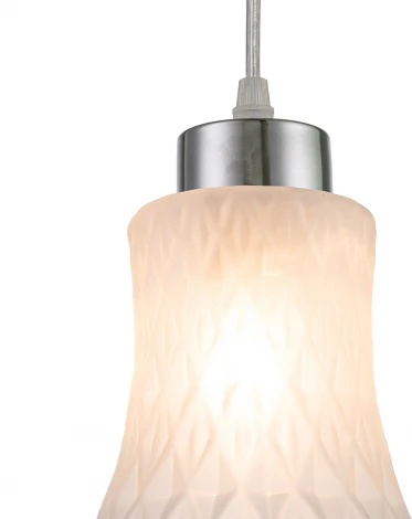 Подвесной светильник Escada Carnival 10193/1S Matt E27*40W Chrome/Matt (220V, на проводе, круглые)