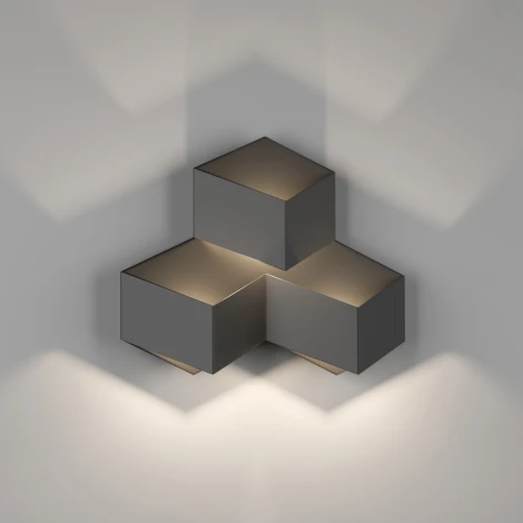 Настенный светильник DesignLed PALMIRA GW-1101-3-9-BL-WW (220V, куб)