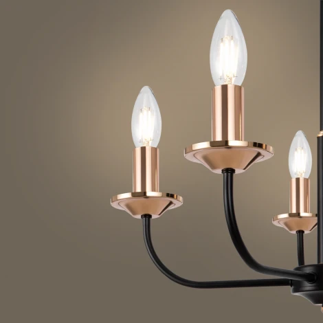 Потолочная люстра на штанге Freya New Series 010 FR4013CL-05GB