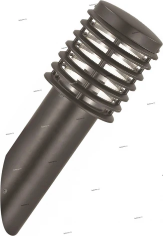 Светильник настенный уличный Horoz Palmiye, 1 плафон, черный с прозрачным