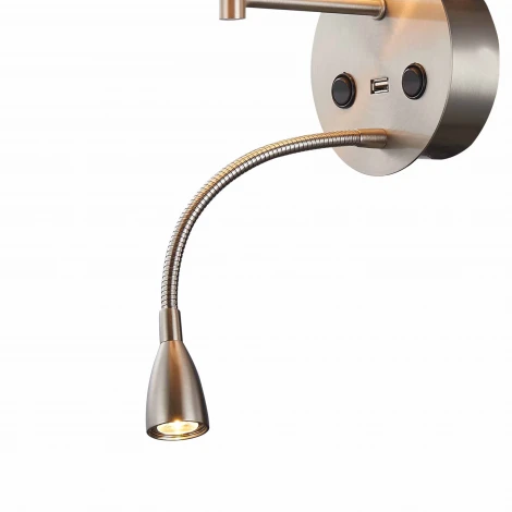 Бра на гибкой ножке для чтения Mantra Caicos 6092 (220V, выключатель)