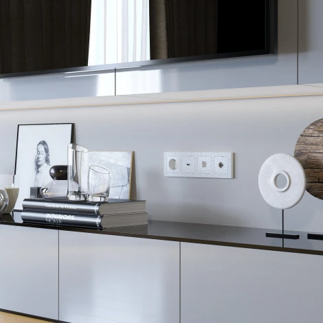 ТВ-розетка оконечная (hammer белый) Werkel W1283001 (a052036)