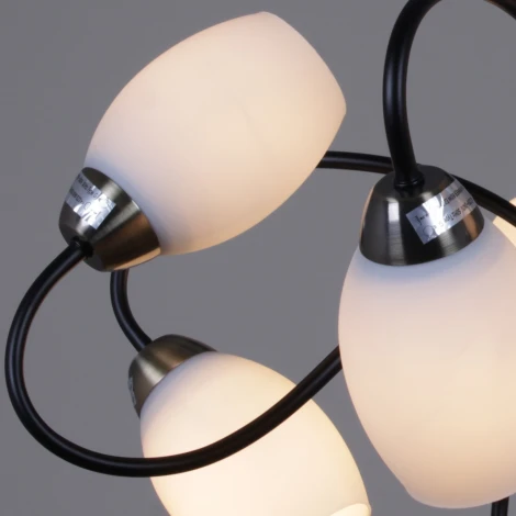 Потолочная люстра на штанге Reluce 01270-0.3-08B BK+AB