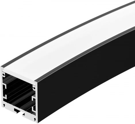 Профиль SL-ARC-3535-D1500-A45 BLACK (590мм, дуга 1 из 8) (Алюминий) 025522 Arlight