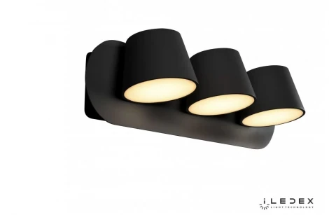 Спот iLedex Flexin W1118-3AS BK (220V)