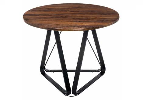 Обеденный стол из дерева Woodville Vogo brown / black 11773