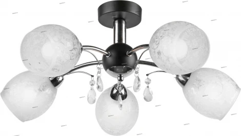 IDLamp Agnes 843/5PF-Blackchrome