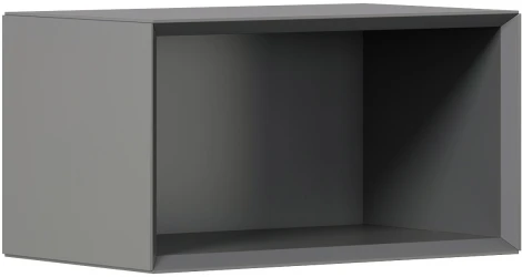 Полка навесная Флекс, Оникс серый, Любимый дом