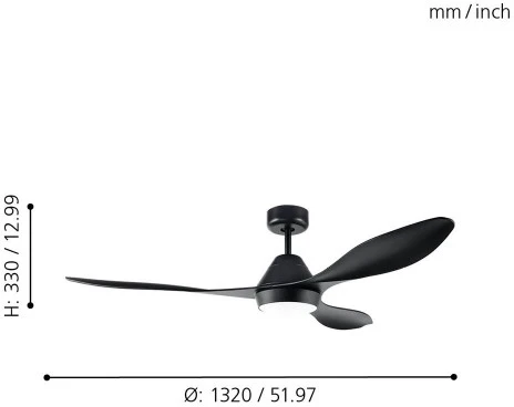 Потолочная люстра Eglo Antibes 35017