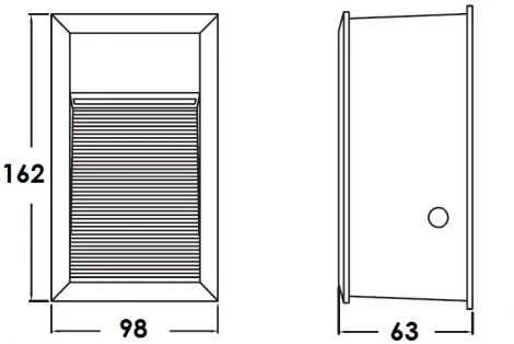 Уличный встраиваемый светильник Oasis Light CORSICA LED W91485 W (220V, IP44)