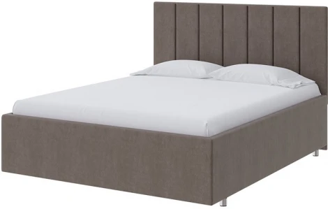 PROxSON Кровать Modern Large (Ткань: Велюр Лофти Кофейный) 80x190