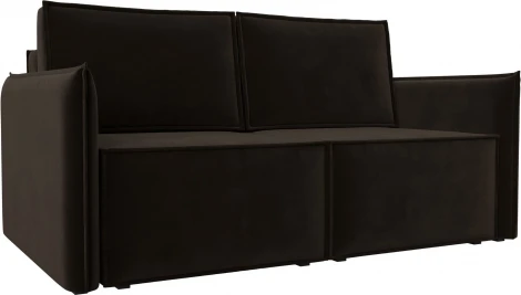 Диван прямой Либерти мини (Коричневый/Микровельвет) Лига Диванов арт.121904