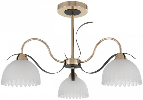 Потолочная люстра на штанге Arte Milano Napoli 327306/3 FG+BK (220V)