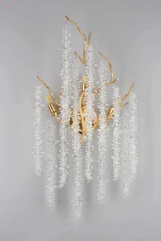 Бра Aployt Paulina APL.848.01.03 (220V, хрусталь, подвески, ветки)