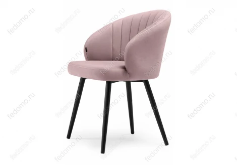 Стул Woodville на металлокаркасе Бэнбу velutto 37 / черный 462397