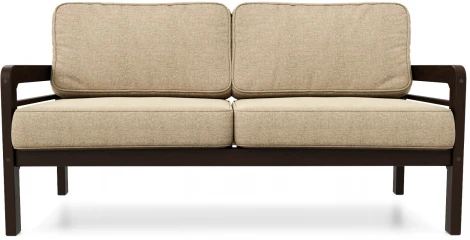 Диван Arsko прямой Бергер Б венге рогожка бежевая