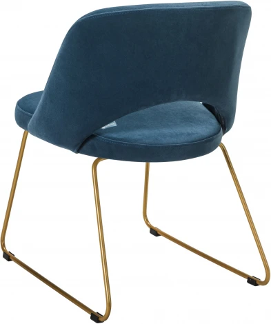 Стул Lars Diag blue/Линк золото R-Home арт.410120154h_Diag blue