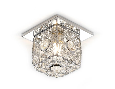 Встраиваемый точечный светильник Ambrella D1003 CH CL