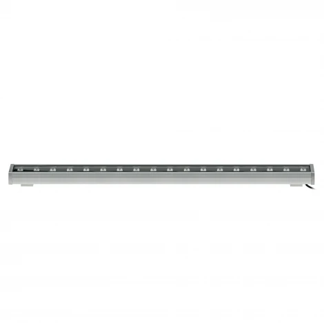 Прожектор светодиодный линейный, 1000мм, 4000К Алюминий Uniel L53 линейные Wallwasher (угол 45 гр.) ULF-L53-18W/4000K/L100/45D 220V IP65 SILVER