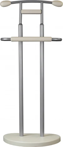 Вешалка костюмная ГАЛАНТ 333 металлик/слоновая кость Mebelik арт.008995