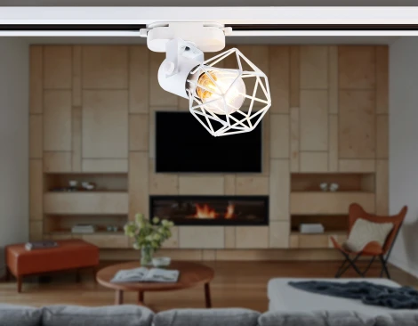 Трековый светильник однофазный 220V Ambrella Track System GL5001 со сменной лампой