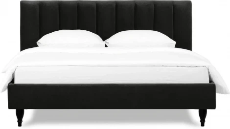Кровать Queen II Sofia L 1600 ОГОГО (арт.577472), (Ткань/Черный)