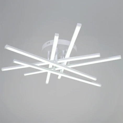 Потолочная люстра светодиодная на штанге с регулировкой цветовой температуры, яркости и ночным режимом Reluce 09190-0.3-06A WH