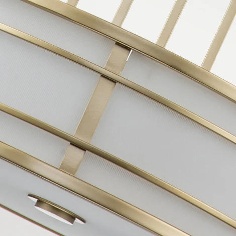 Потолочная люстра на штанге Feiss Fusion FE-FUSION-P-L-PNBR (220V, круглые)