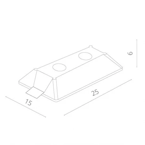 Встраиваемый точечный светильник Arte Lamp Invisible A9214PL-2WH