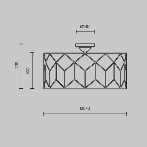 Потолочная люстра Maytoni Messina H223-PL-05-G (220V)