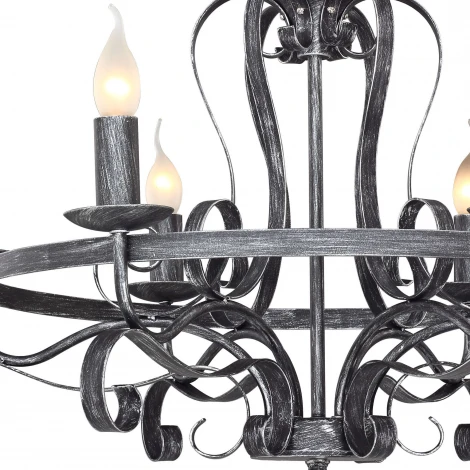 Подвесная люстра F-Promo Palermo 2162-6P (220V, на цепи, подсвечник, свеча)