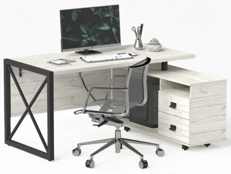 Стол рабочий универсальный Калифорния Хардвиг СР01 ЛДСП Юта 5079782303