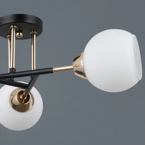 Потолочная люстра на штанге ILLUMICO IL0689-3CSQ-24 BK FGD LIBRA (220V)