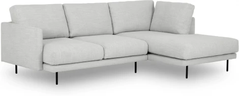 Диван Ricadi угловой ОГОГО (арт.727519), (Ткань,Рогожка/Светло-серый)