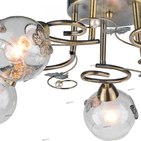 Потолочная люстра Arte Lamp Alessandra A5004PL-5AB